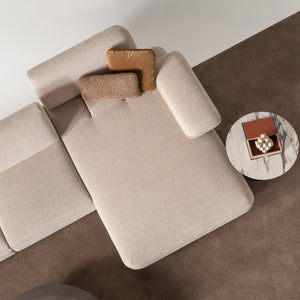Metropol Sectional Sofa with Chaise Module