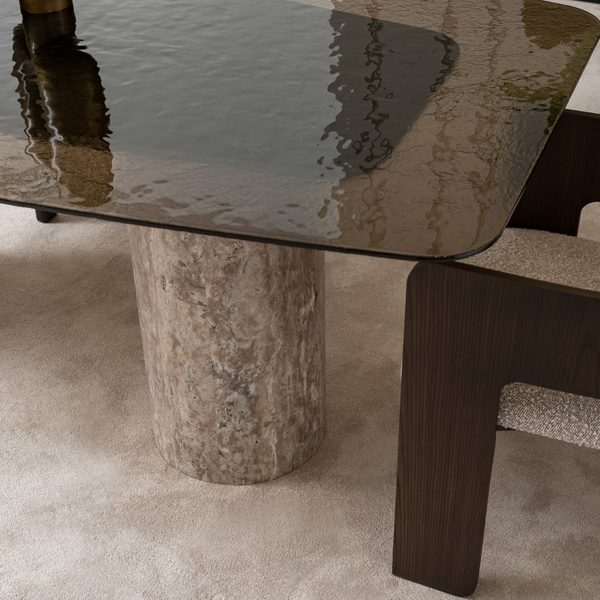 Marmo Glass Table