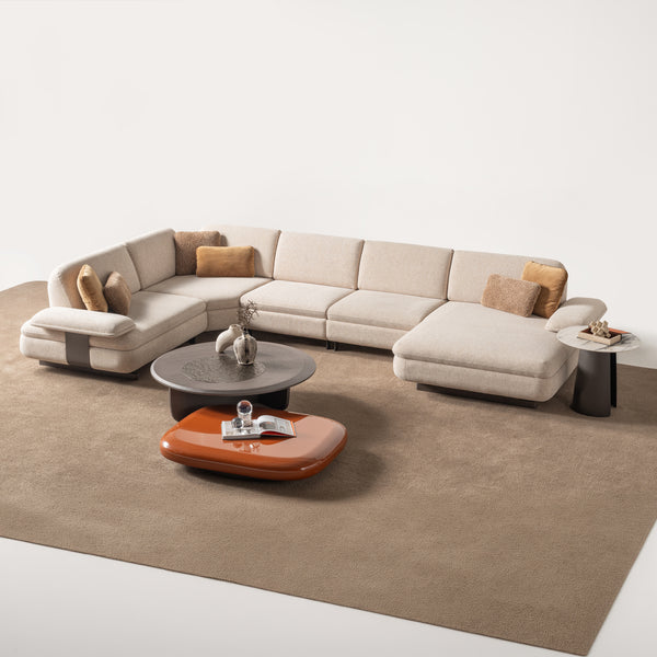 Metropol Sectional Sofa with Chaise Module