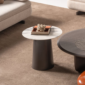 Metropol Stone Side Table